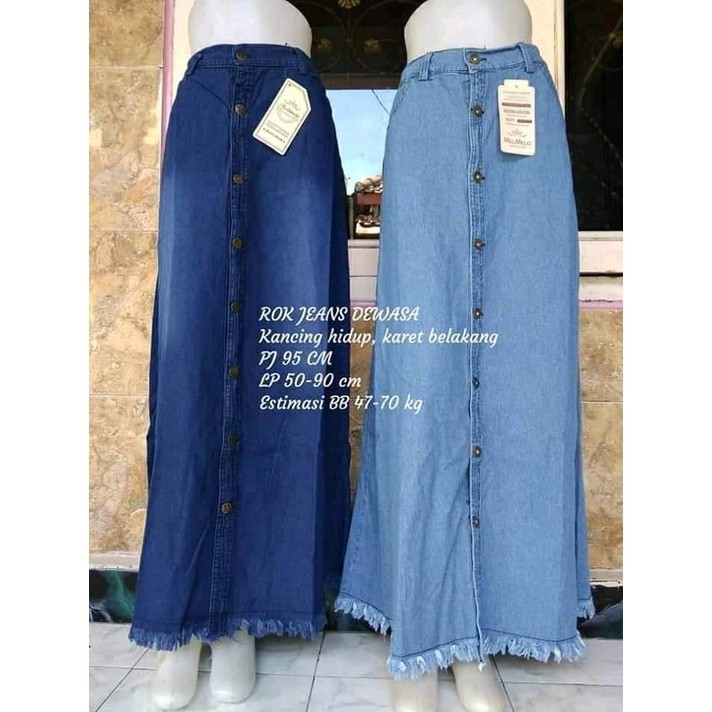 by obie rok wanita dewasa kancing depan jeans ori