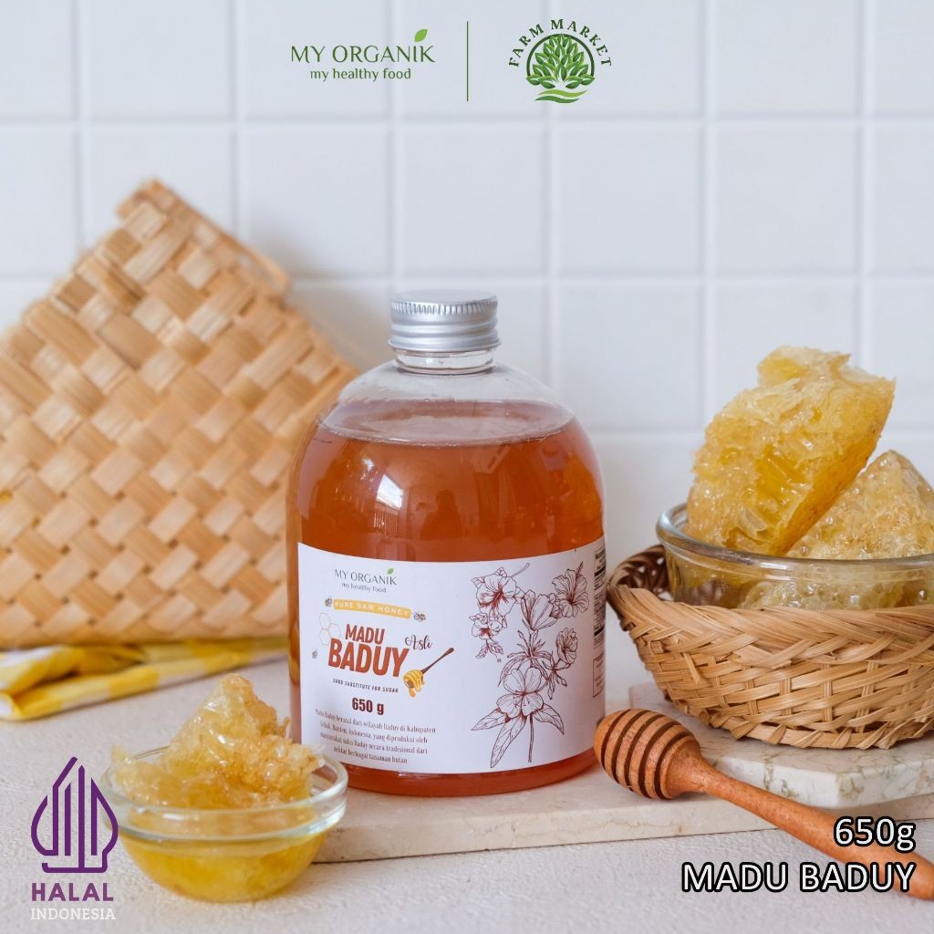 

My Organik Madu Baduy 650g Murni Raw Honey Asli 100% Original Premium