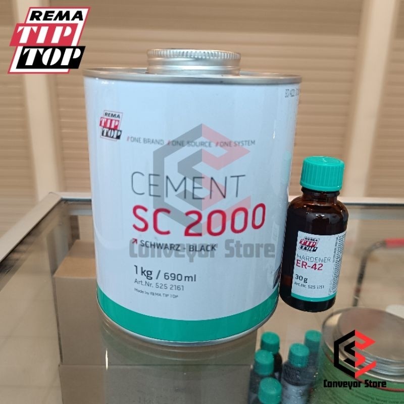 

Lem Conveyor Cemen SC 2000 Rema Tip Top + Hardener