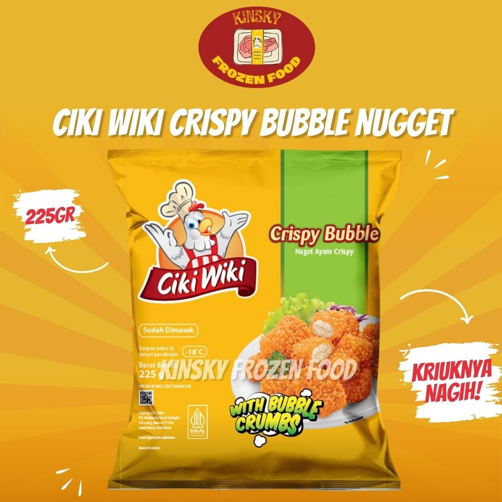 

CIKI WIKI CRISPY BUBBLE NUGGET 225GR