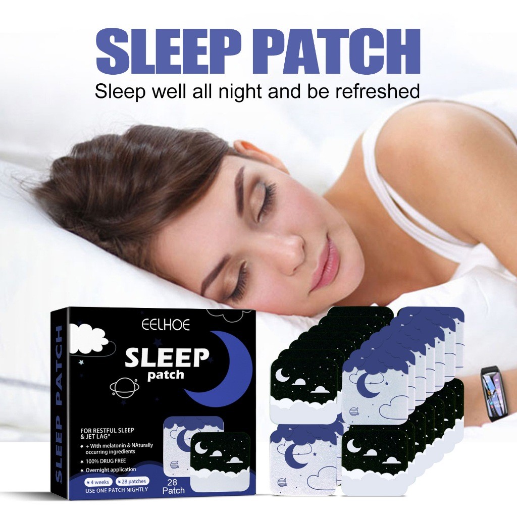 EELHOE Sleep Patch Insomnia 28pcs Sleeping Patch Sleep Well Patch Sleep Aid Patch Relieve Insomnia D