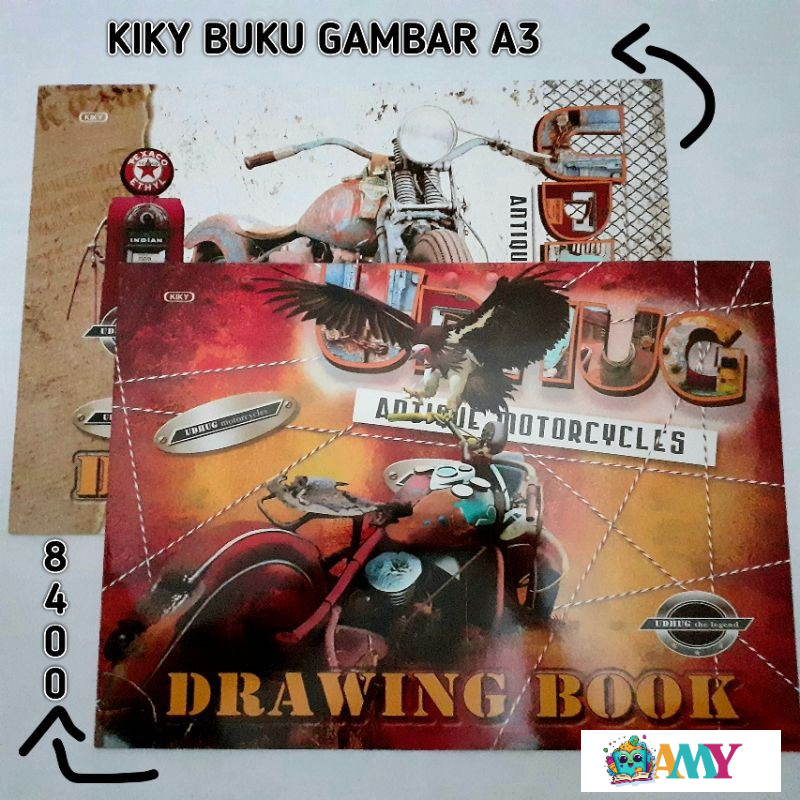 

KIKY Buku Gambar A3 Amy Stasionary