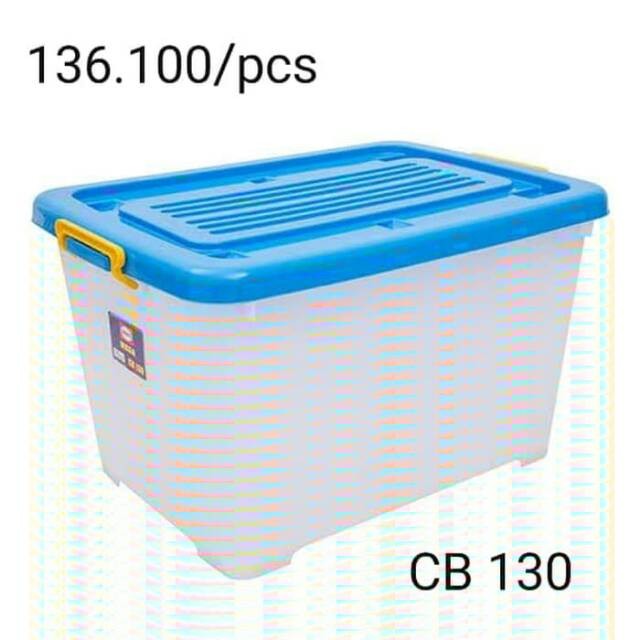 TERLARIS Mega Container Box 130 Liter Plastik Roda