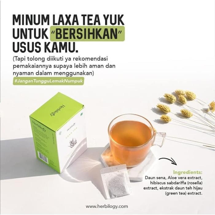 

Promo Herbilogy Laxa Tea - Detox & Lancar BAB 20 Kantong Teh terlaris