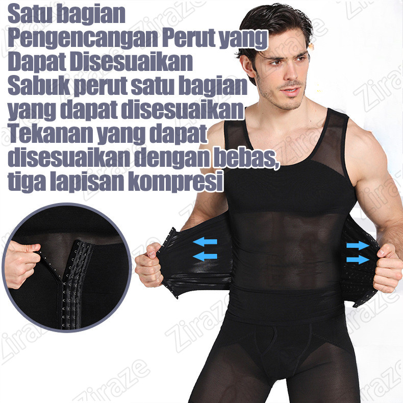 Korset Pita Perut / Pria Belly Vest for Men Pelangsing Perut / Menegapkan Punggung Memperbaiki