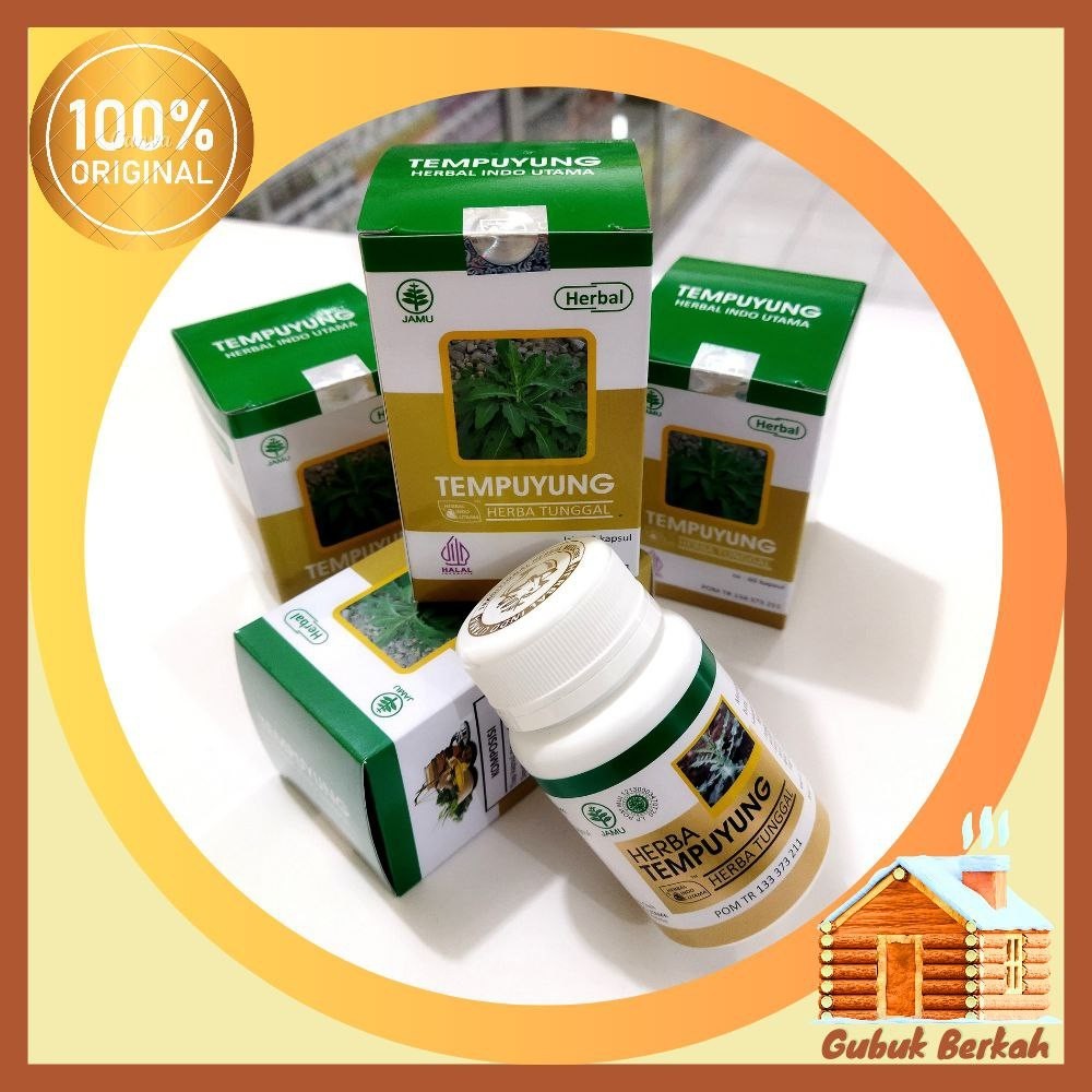 

Kapsul Ekstrak TEMPUYUNG (60 Kapsul) Original Herbal Indo Utama (HIU) Terapi Untuk Meluruhkan Batu Urin di Ginjal dan Saluran Kemih - Original