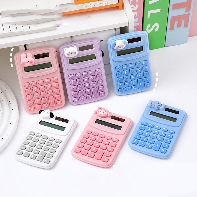 

KALKULATOR MINI KARAKTER UNTUK ANAK SEKOLAH / COD KALKULATOR SAKU MINI BISA 8 DIGIT KARAKTER KAWAII