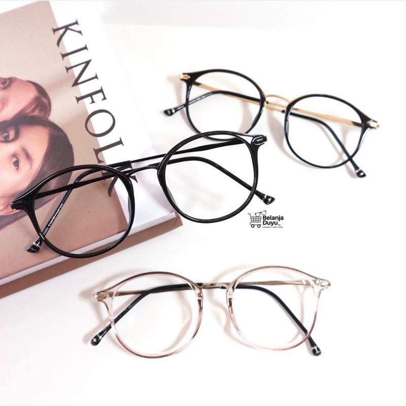 Kacamata belanjaduyu - Frame GUESS ROUND STRIP- Checkout frame & lensa untuk request minus - silinde