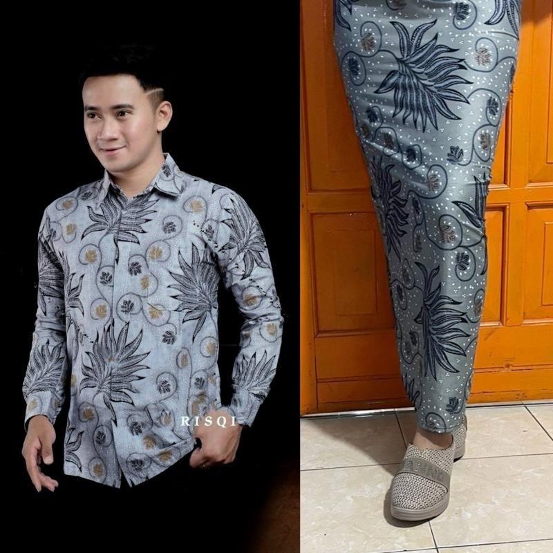 [ ready selendang ] DAUN PETIR rok dan kemeja bisa couple rok batik wisuda rok kebaya kamen jadi bat