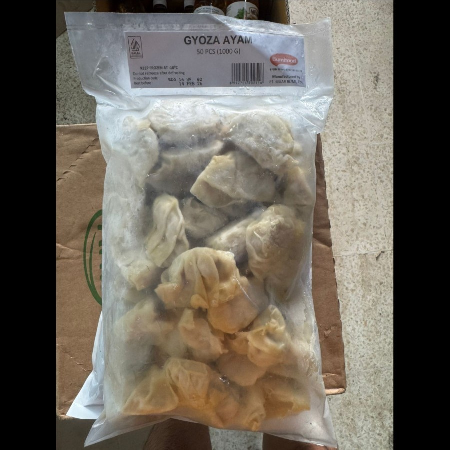 

Chicken Gyoza Bumifood / Gyoza Ayam Bumifood - 1 Kg