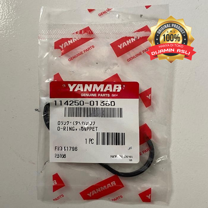 Oring Yanmar L40 114250-01380 Original DIJAMIN ASLI YANMAR