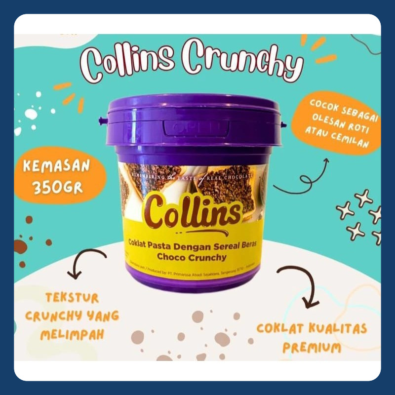 

Collins Choco Crunchy 350gr - KEMASAN PABRIK