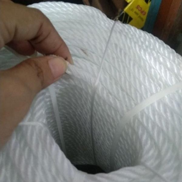 

Tali Tambang 3mm Nylon Putih Tali Tambang Nilon Putih Plastik PE Roll