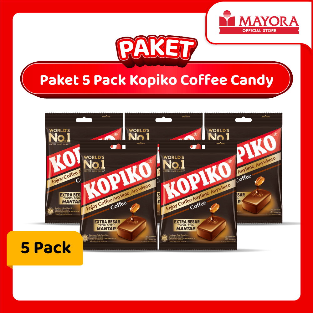 

Paket 5 Pack Kopiko Coffee Candy