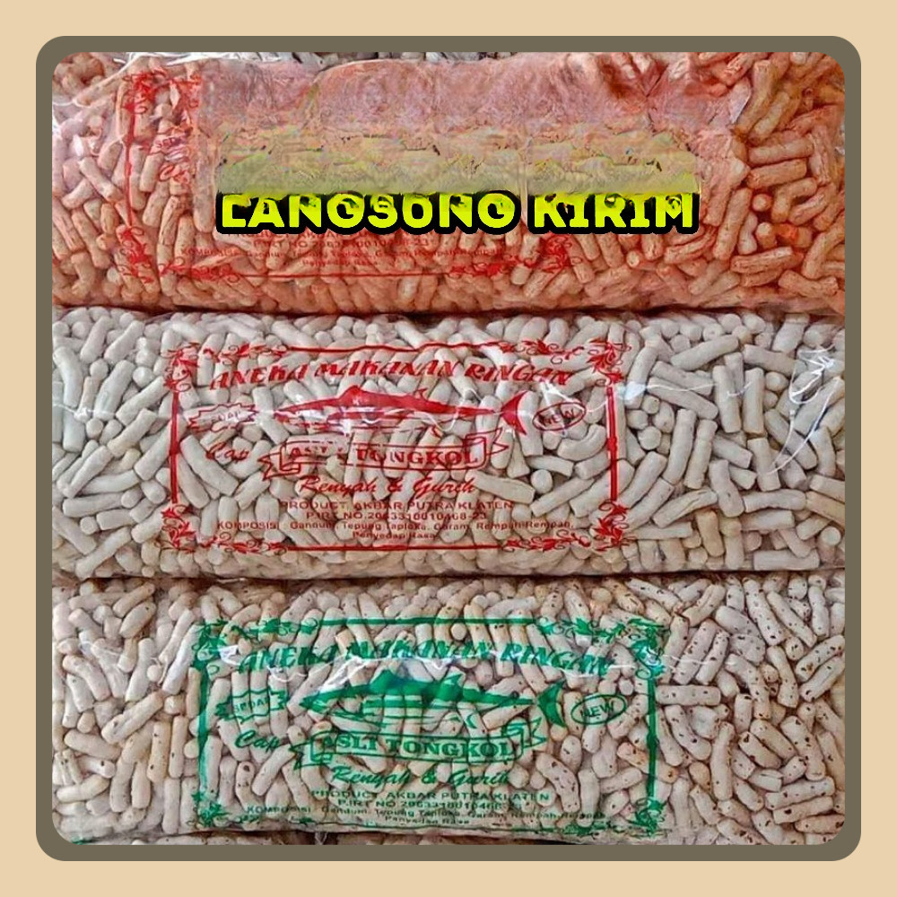 

1 KG Kerupuk Stik Ikan Tongkol Original Balado Cabai Ijo