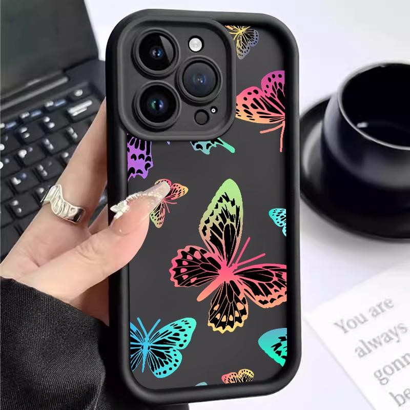 Case For OPPO Reno5 4G 5G Reno3 Reno4 F Reno4 Lite Reno5 F K Z Reno6 Silicone Simple Colorful Butter