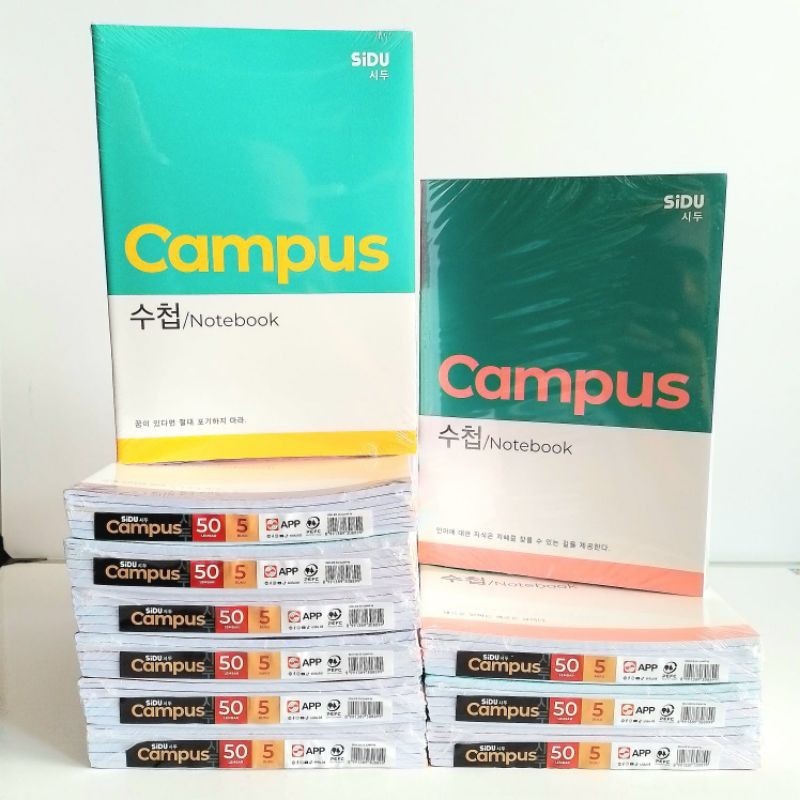 

Sidu Campus 50 Lembar Boxy Panjang Buku Tulis ( 1Pak/5Buku )