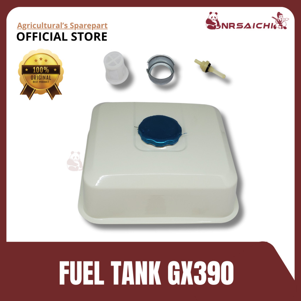 Tangki Bensin GX390 Fuel Tank GX390 warna putih Tangki Bensin Mesin Penggerak GX390 | nrsaichi