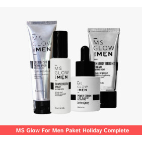 MS Glow For Men Paket Lengkap Original Pemutih Wajah | Memudarkan Flek Hitam | Mengatasi Jerawat