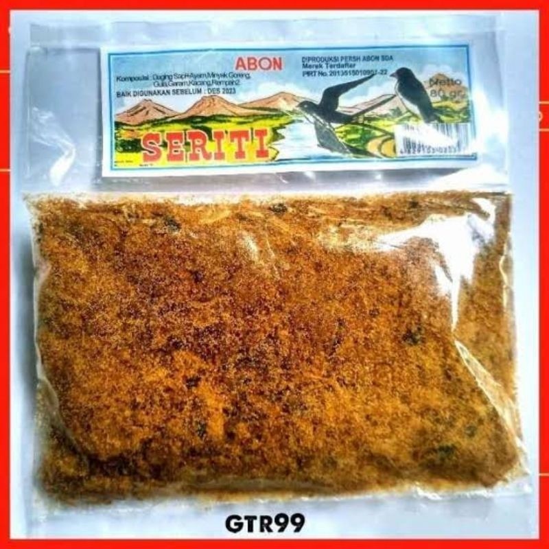 

Abon Sapi Cap Seriti Protein Lengkap Sehat - ABO