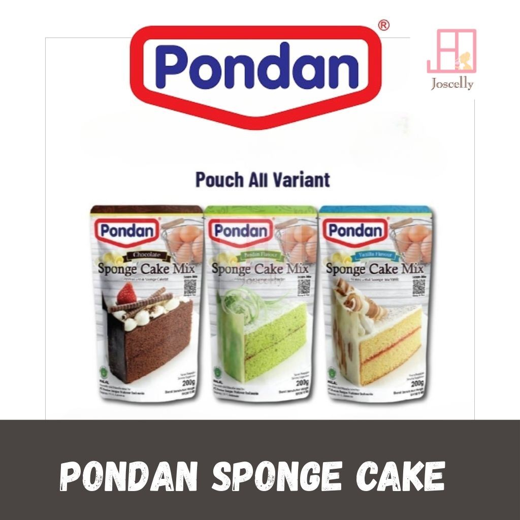 

JOSCELLY.ID PONDAN Sponge Cake 200 gr