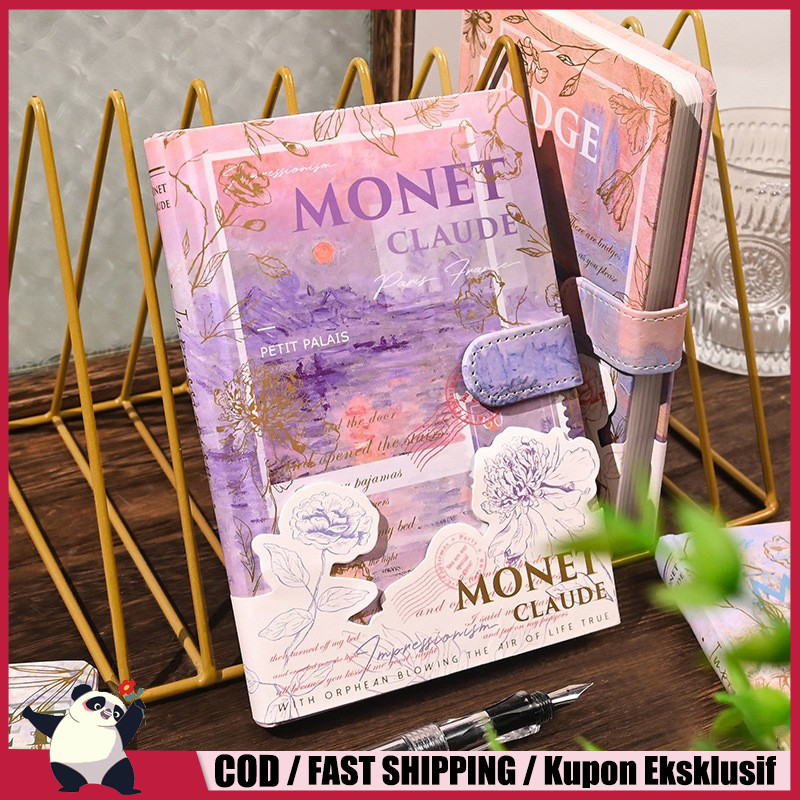 

BH01 Buku Catatan Unik Penutup / Full Color Buku Diary Rosyposy Nature Pemandangan Korea Vintage