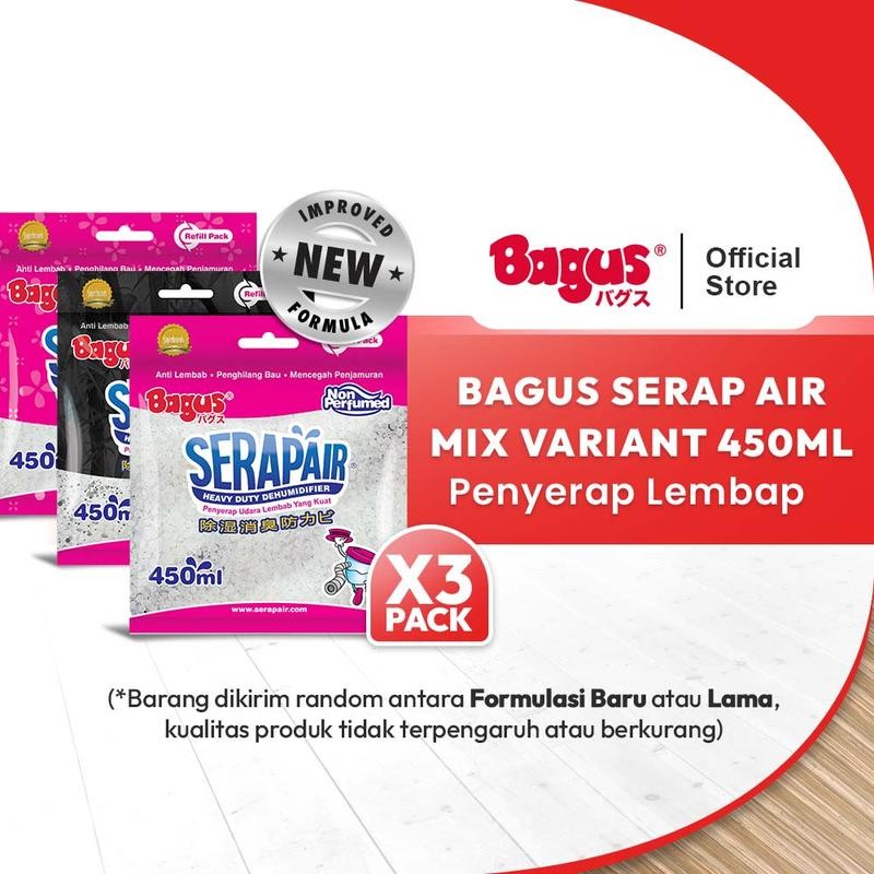 

Bagus Serap Air Refill 450 ml - Kemasan Isi Ulang Penyerap Lembab Dehumidifier
