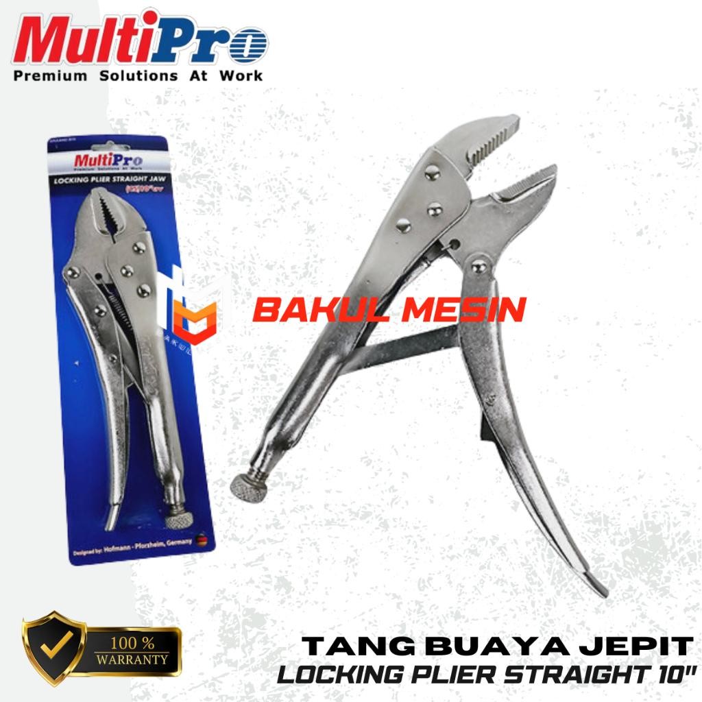 MULTIPRO Tang Buaya 10" Bengkok / Lurus Tang Jepit