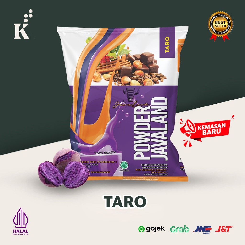 

Bubuk Minuman Bubble Powder Drink rasa Taro ORIGINAL Javaland 1kg