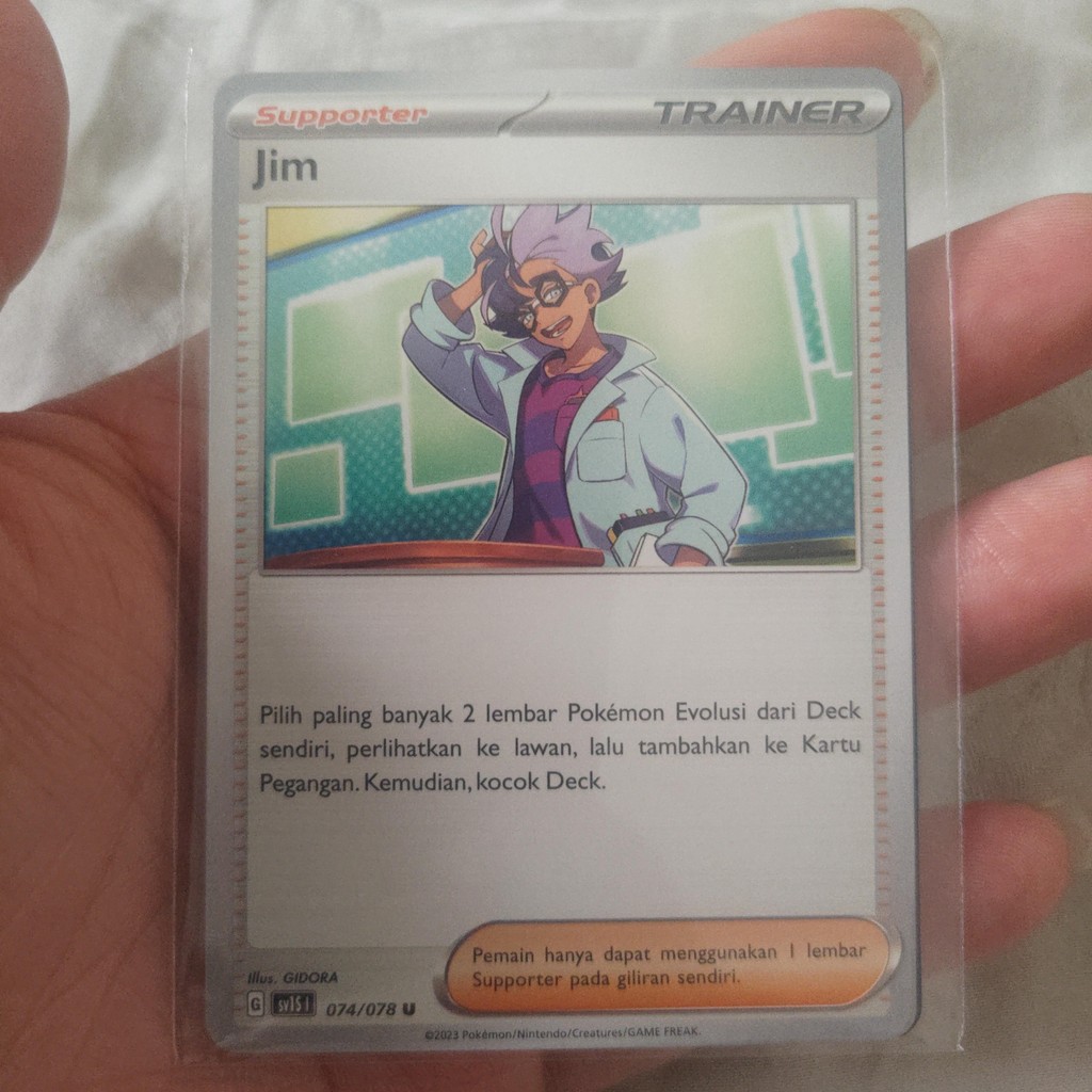Jim sv1s 074/078 TCG pokemon trainer