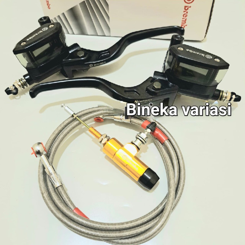 Kopling hidrolik rx king ninja cbr fu vixion klx crf gsx ninja 250 satu set stut selang tabung kaca