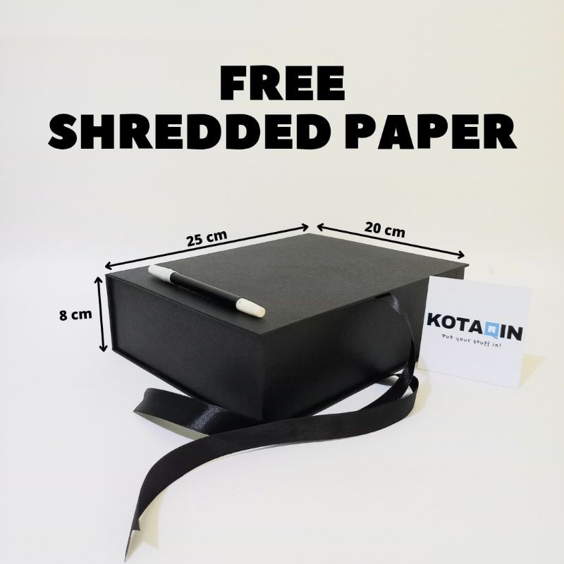 

[25 x 20 x 8] HARD BOX CUSTOM BOX BUKU PITA / GIFT BOX / KOTAK KADO