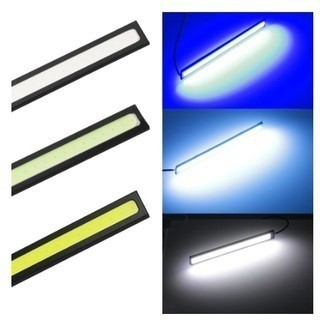 Lampu DRL LED Plasma COB 17 cm Motor Mobil