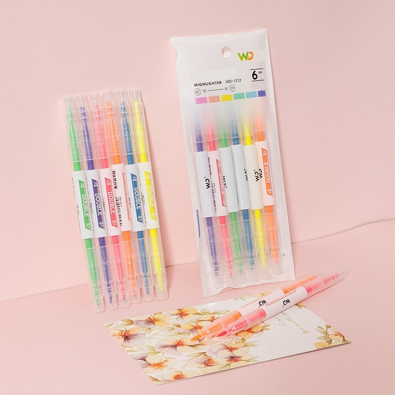 

*AC* (1 SET / 6 PCS) AIMILO STABILO PASTEL / STABILO 2 SISI / HIGHLIGHTER