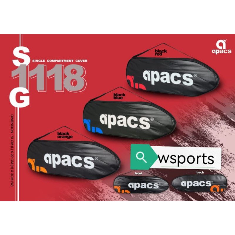 Tas Badminton Apacs SG 1118 Original CO