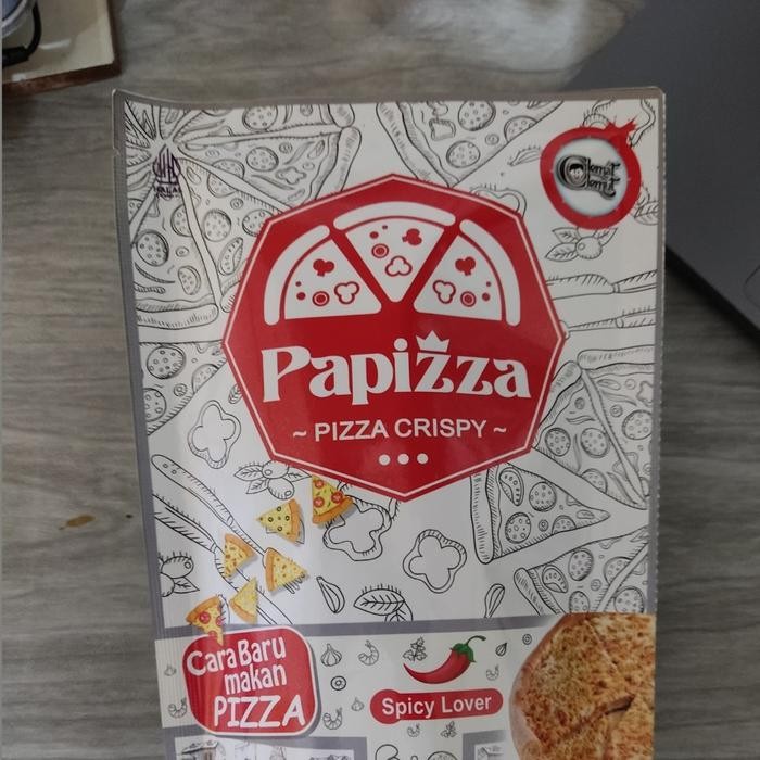 

PAPIZZA Pizza Crispy 90g Renyah Gurih Cheesy Lover - Cara Baru Makan Pizza - Pedas