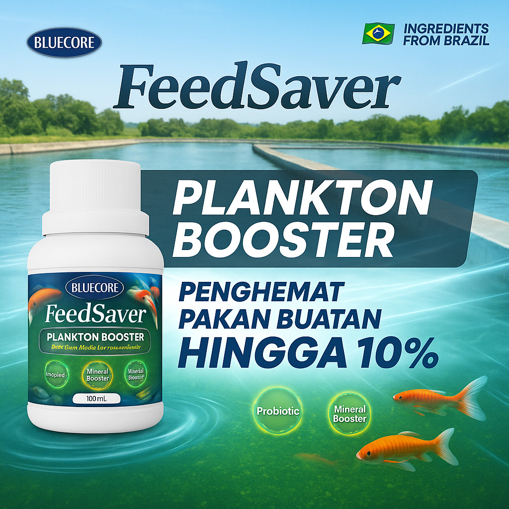 Plankton Booster Feed Saver - Efisiensi Pakan & Kualitas Air Budidaya Lebih Baik