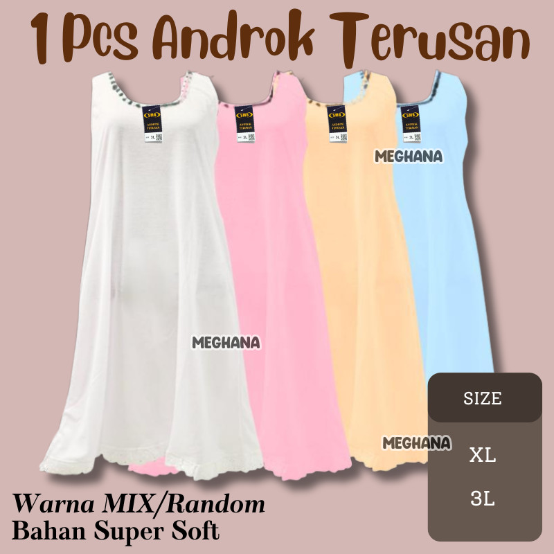 Androk Singlet Terusan Panjang Wanita