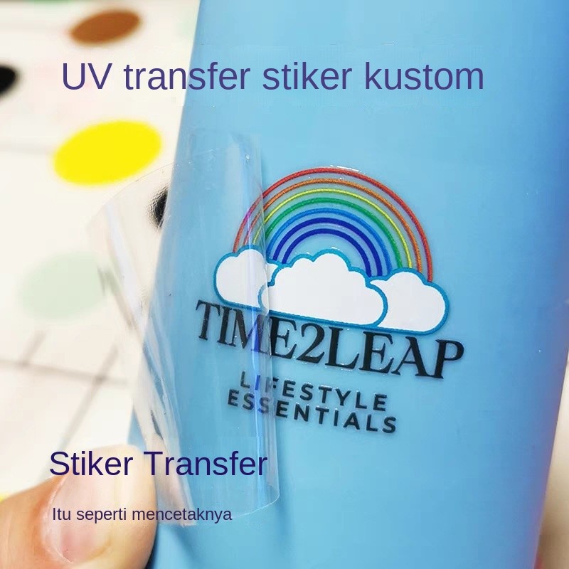 

Label terpisah tekanan sensitiv untuk transfer panas label kristal khusus, Stiker lendir, Label teh dengan foil emas, Stiker transfer UV