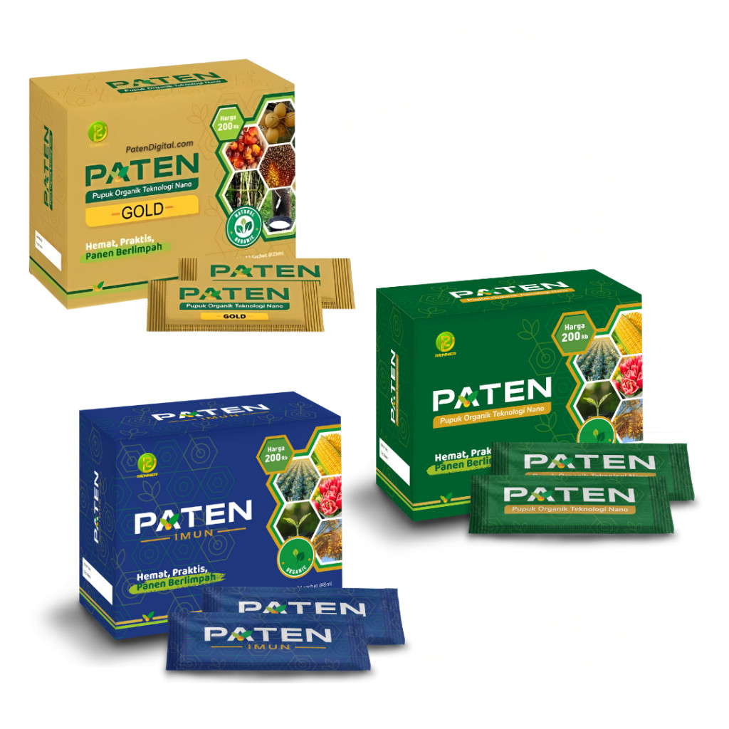 Pupuk Paten Gold / Paten Organik / Imun Paten Teknologi Nano