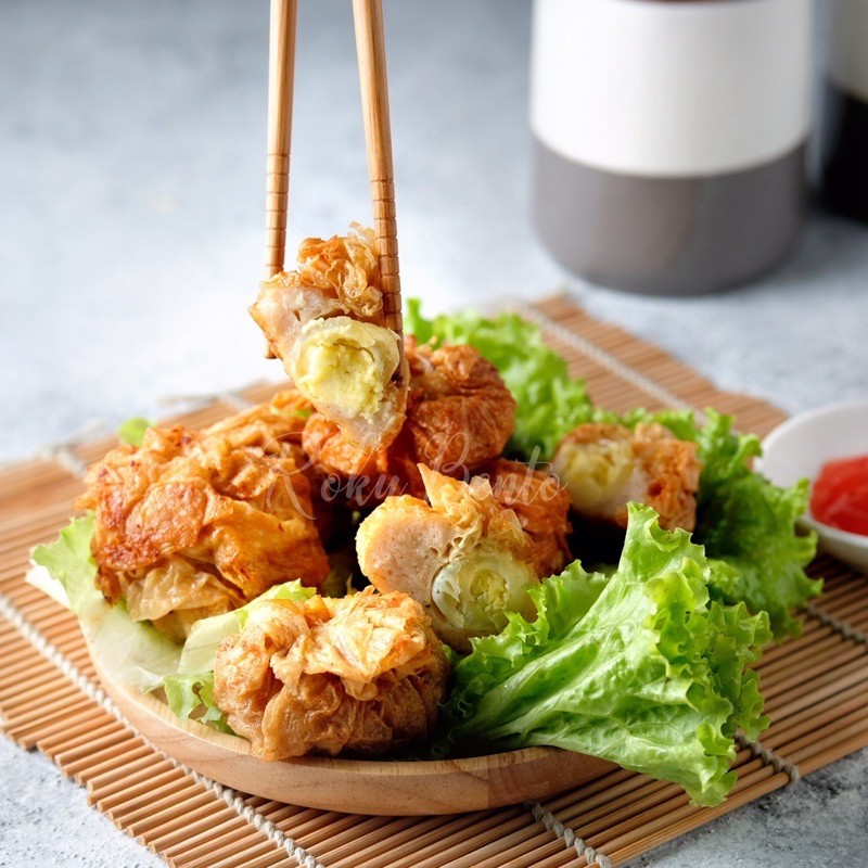 

Orokudo isi Telur Puyuh Roku Bento Homemade Nugget / Money Bag Siap Goreng - Lauk Bekal Praktis