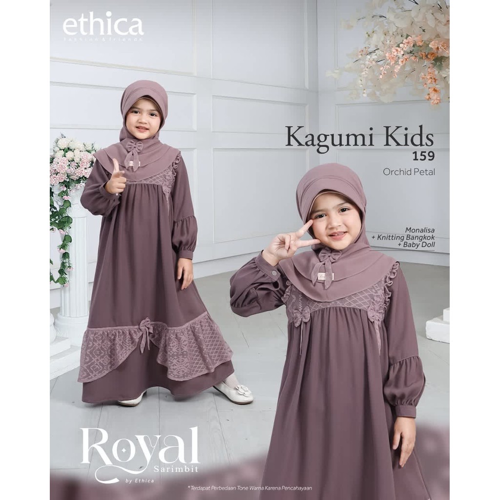 ETHICA GAMIS ANAK KAGUMI KIDS 159 ORCHID PETAL