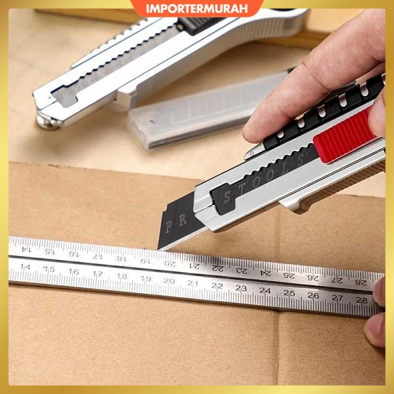 

Pisau Cutter Pemotong Kertas SK5 Blades With 5PCS Blades - Jn57