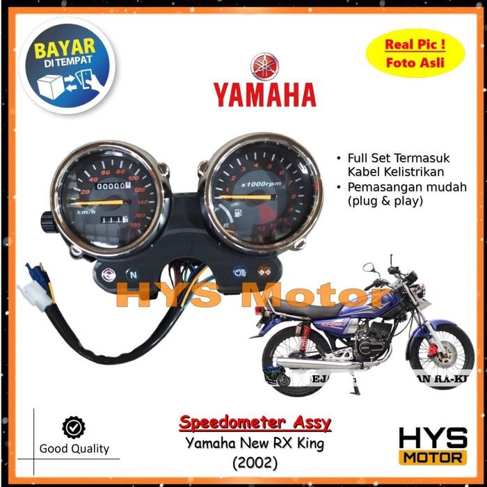 Spidometer Assy YAMAHA RX King New (2002) - Speedometer Spido Kilometer KM Full Set Kabel Mika Tebal