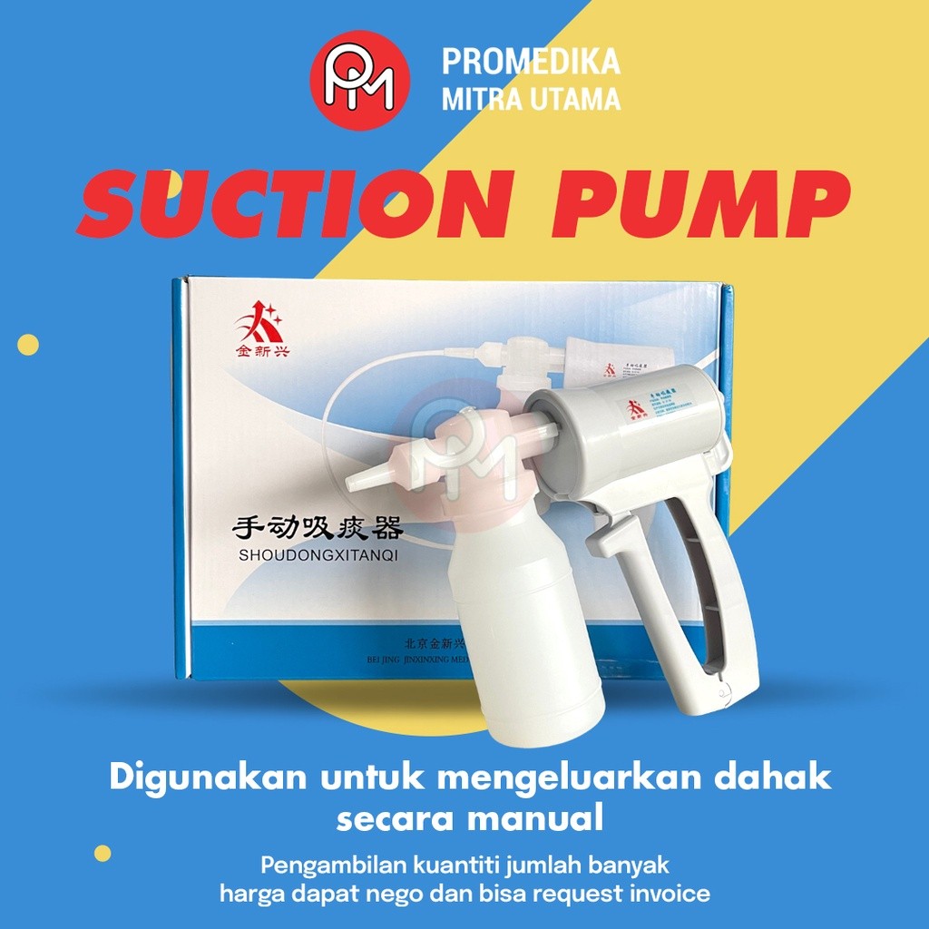Suction Pump Manual Hand / Pompa Hisap Dahak - Putih