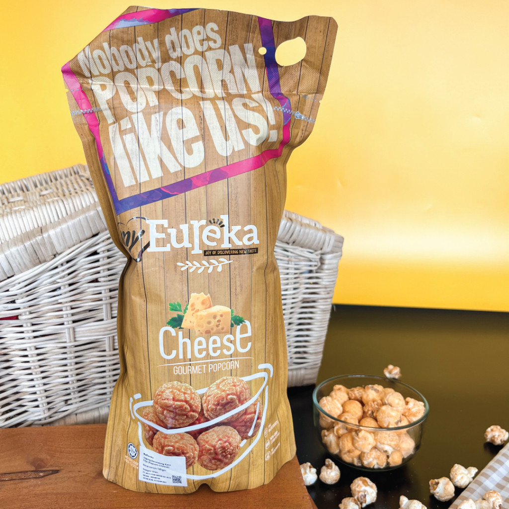 

EUREKA POPCORN CHEESE 140g | SNACK CEMILAN IMPORT RASA KEJU