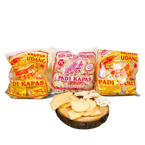 

Kerupuk Udang Padi Kapas / Kerupuk Udang Indramayu / Krupuk Rasa Udang 250 gram [mentah]