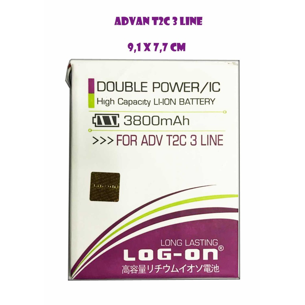 BATERAI LOGON ADVAN T2C 3 KABEL