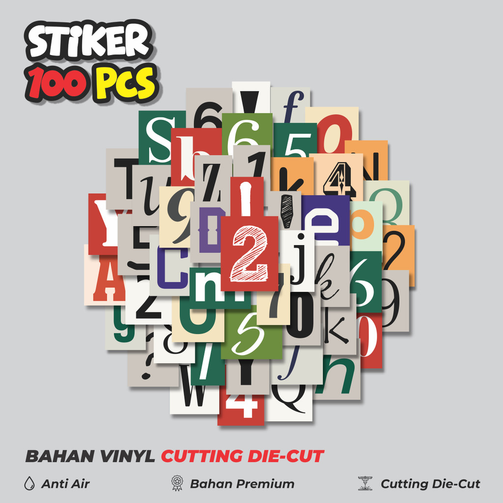 

Terbaru! 50 pcs Stiker Ransom Vintage Stiker Dekorasi Lucu Kreatif untuk Notebook, Skateboard, HP