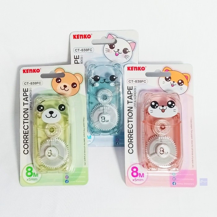 

KENKO - Correction Tape CT-838FC Pita Koreksi - Pcs